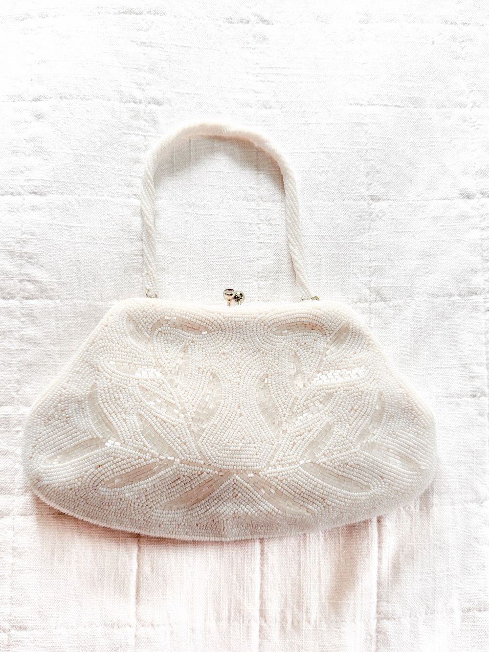 Vintage Japanese Microbeaded Evening Bag